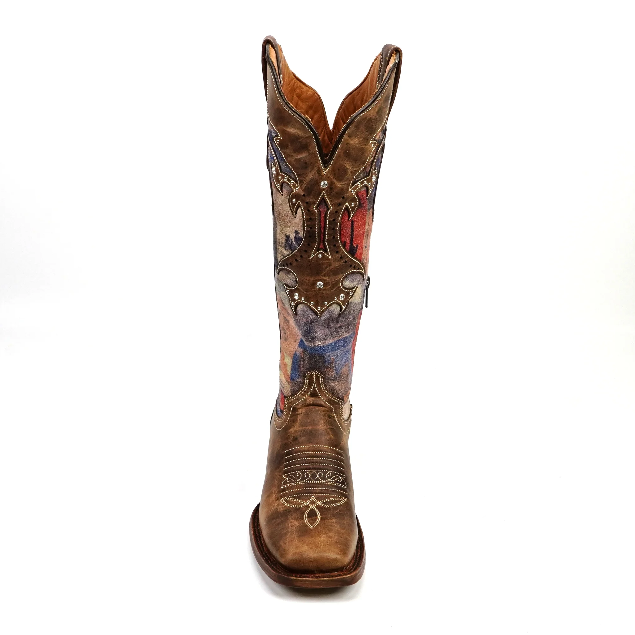 Highland Tobacco - Tall Shaft - Square Toe (E870) - Image 4