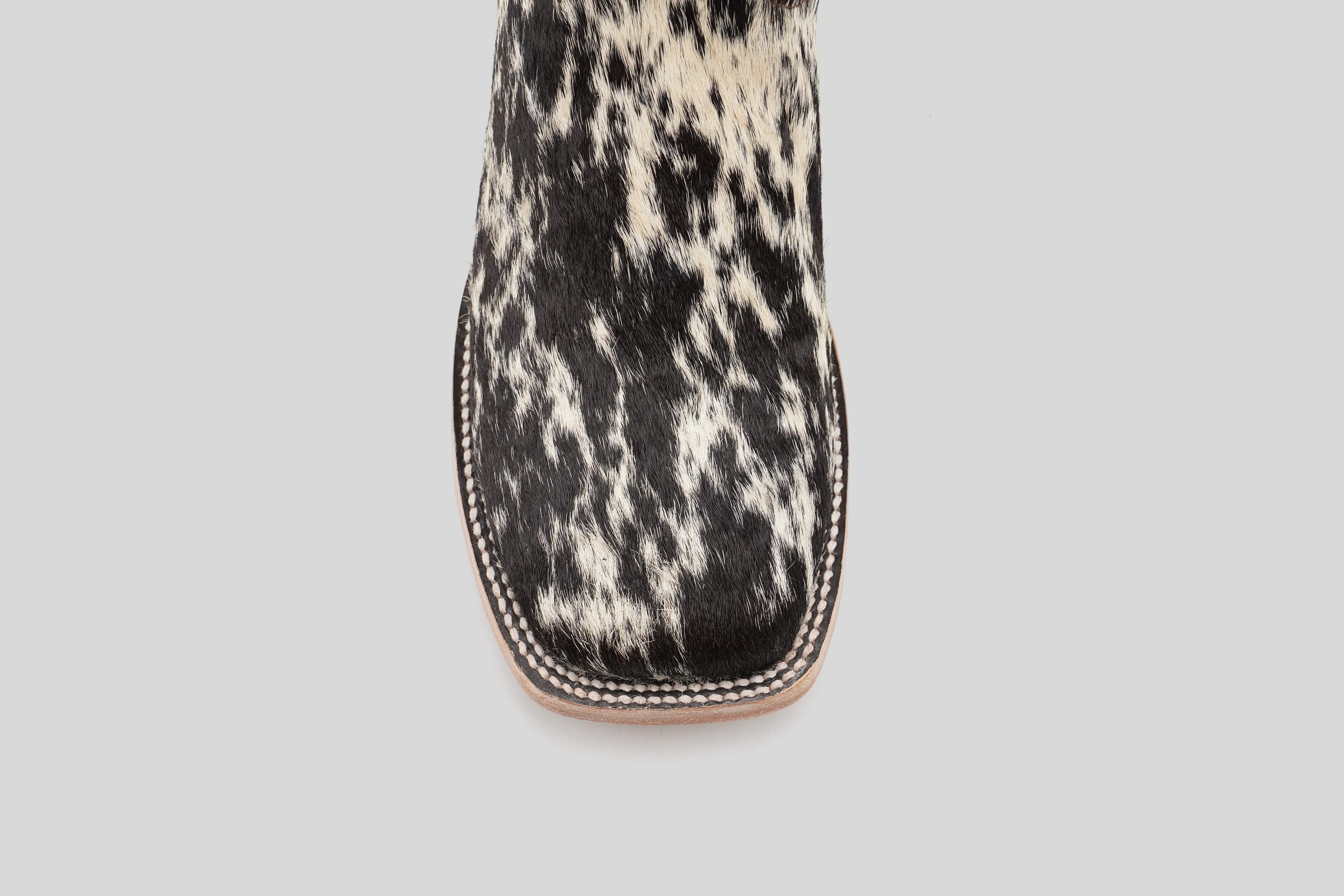 Cowhide Hair Brown - Square Toe (E939-26) - Image 4