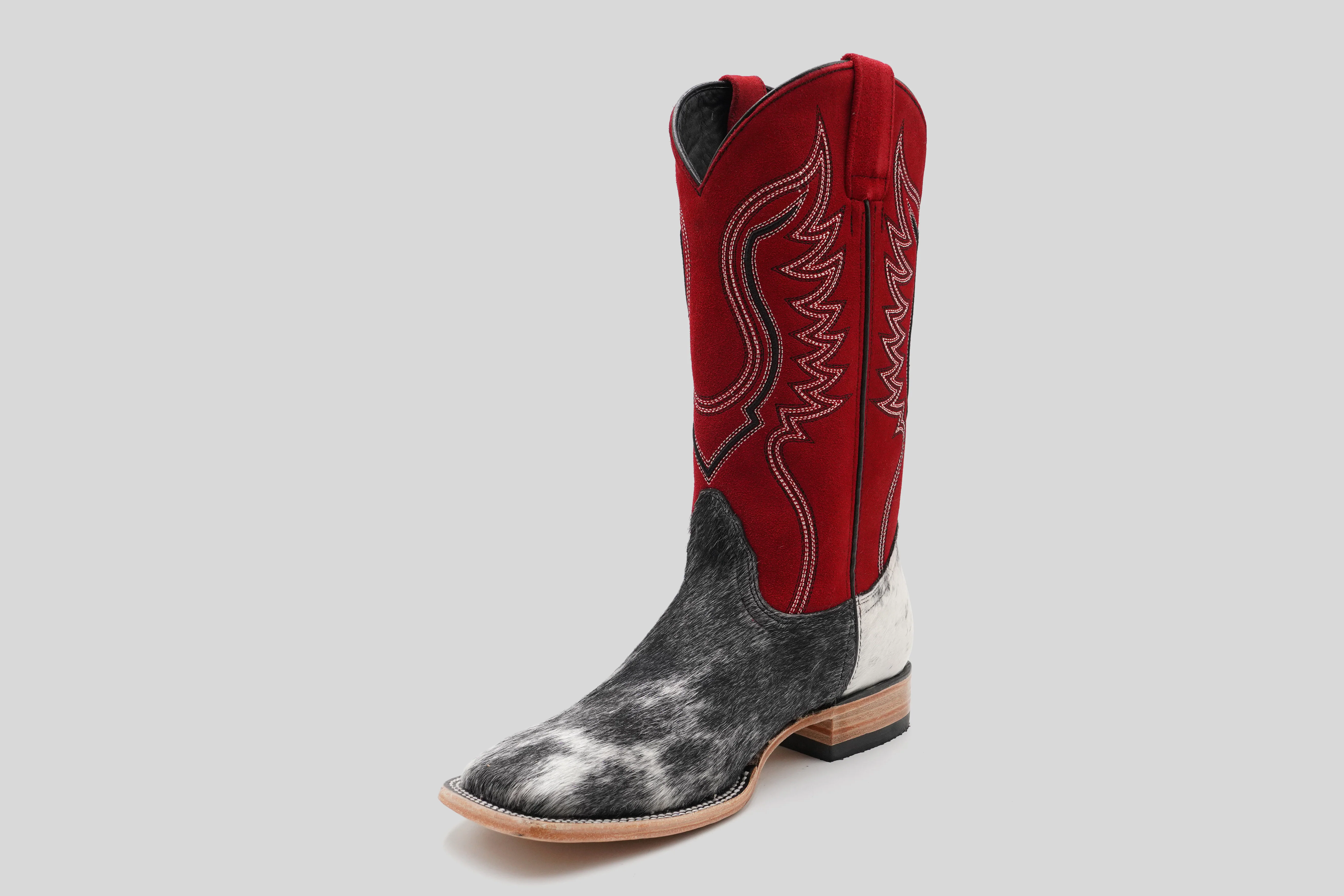 Cowhide Hair Black - Square Toe (E939-26) - Image 3