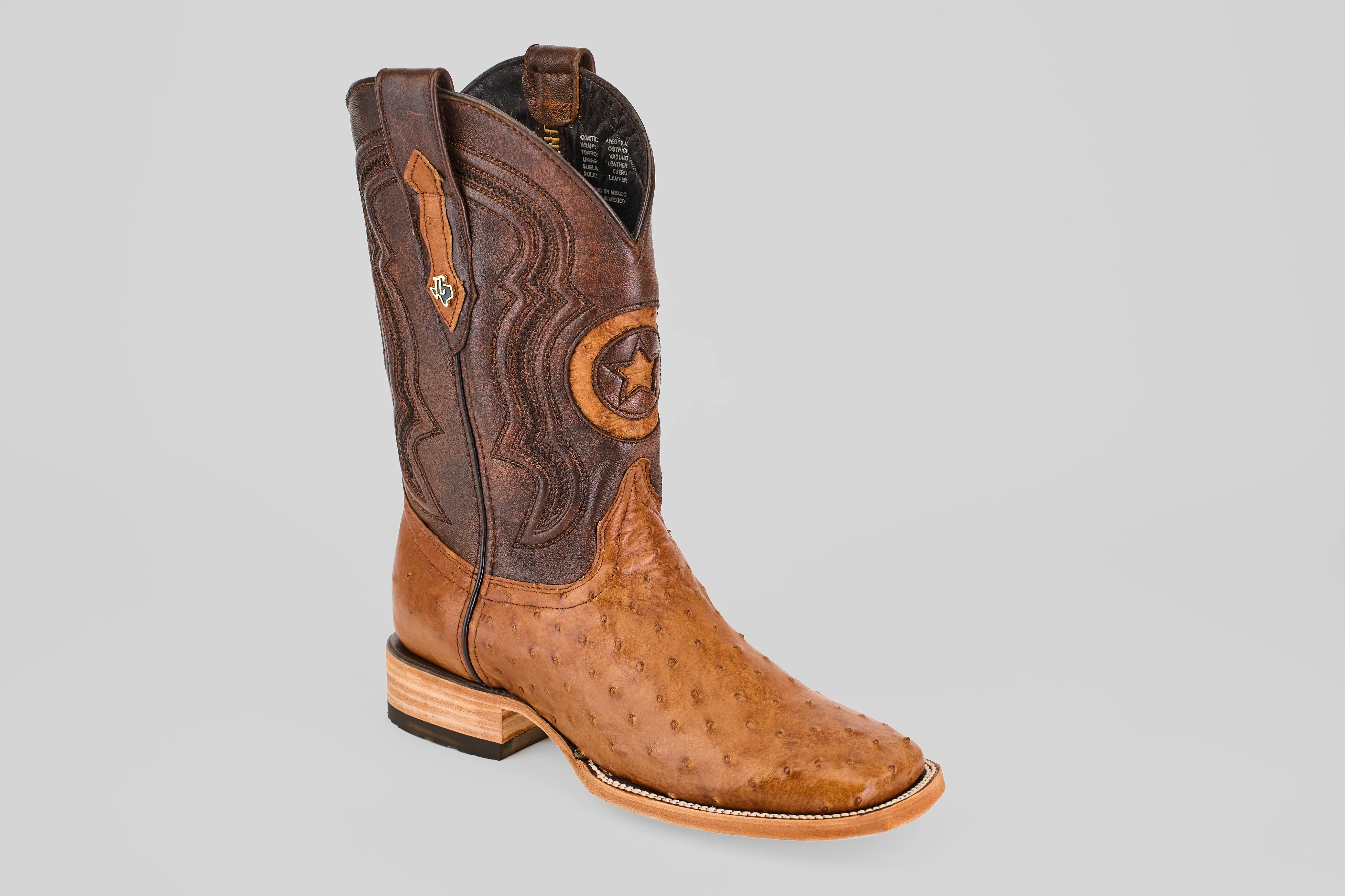 Austin - Brandy Brucciato - Square Toe - Image 2