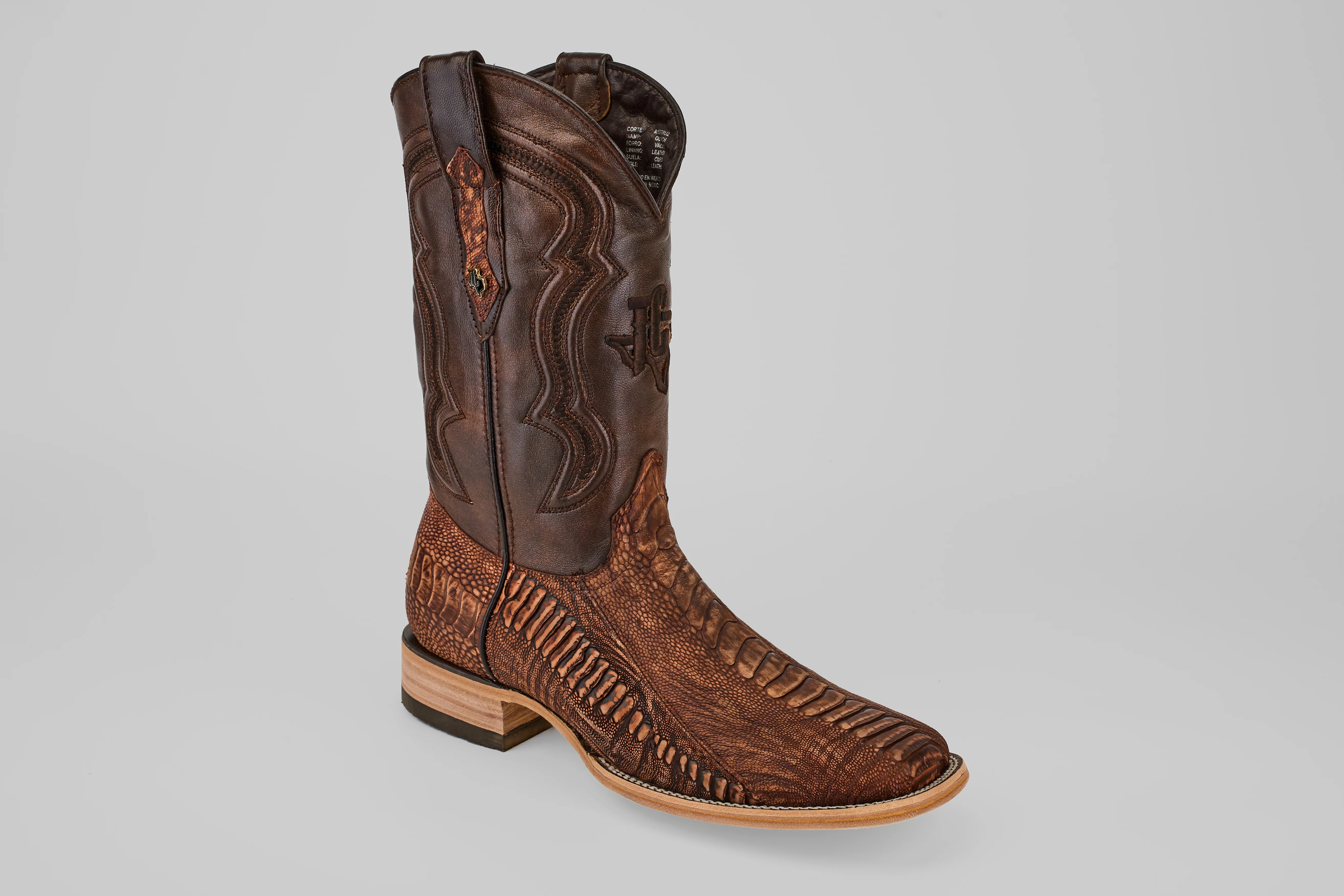 Austin Leg - Rustic Brick - Square Toe - Image 2