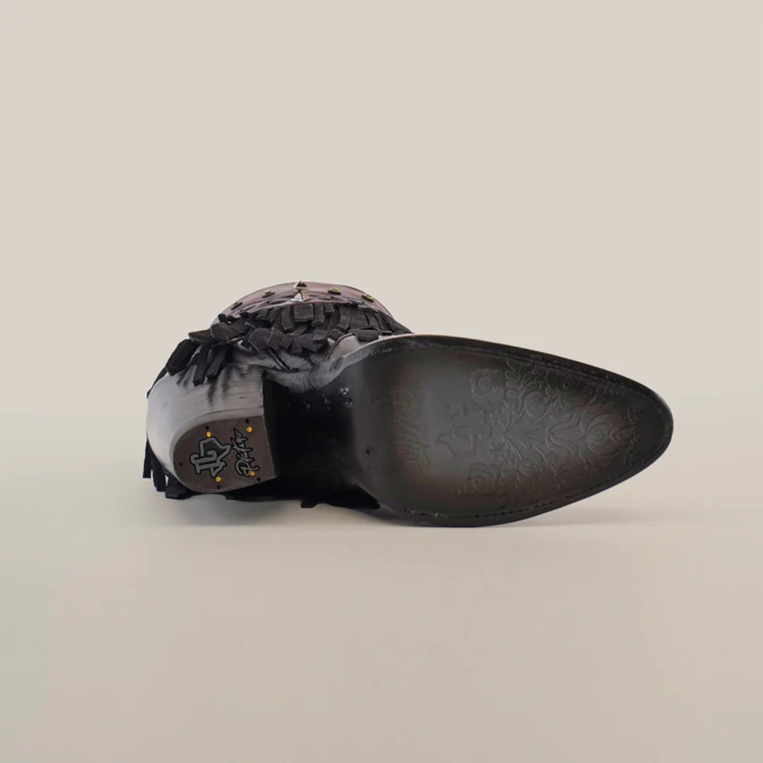 Austin Fringe Bootie Wine - J Toe - Image 5