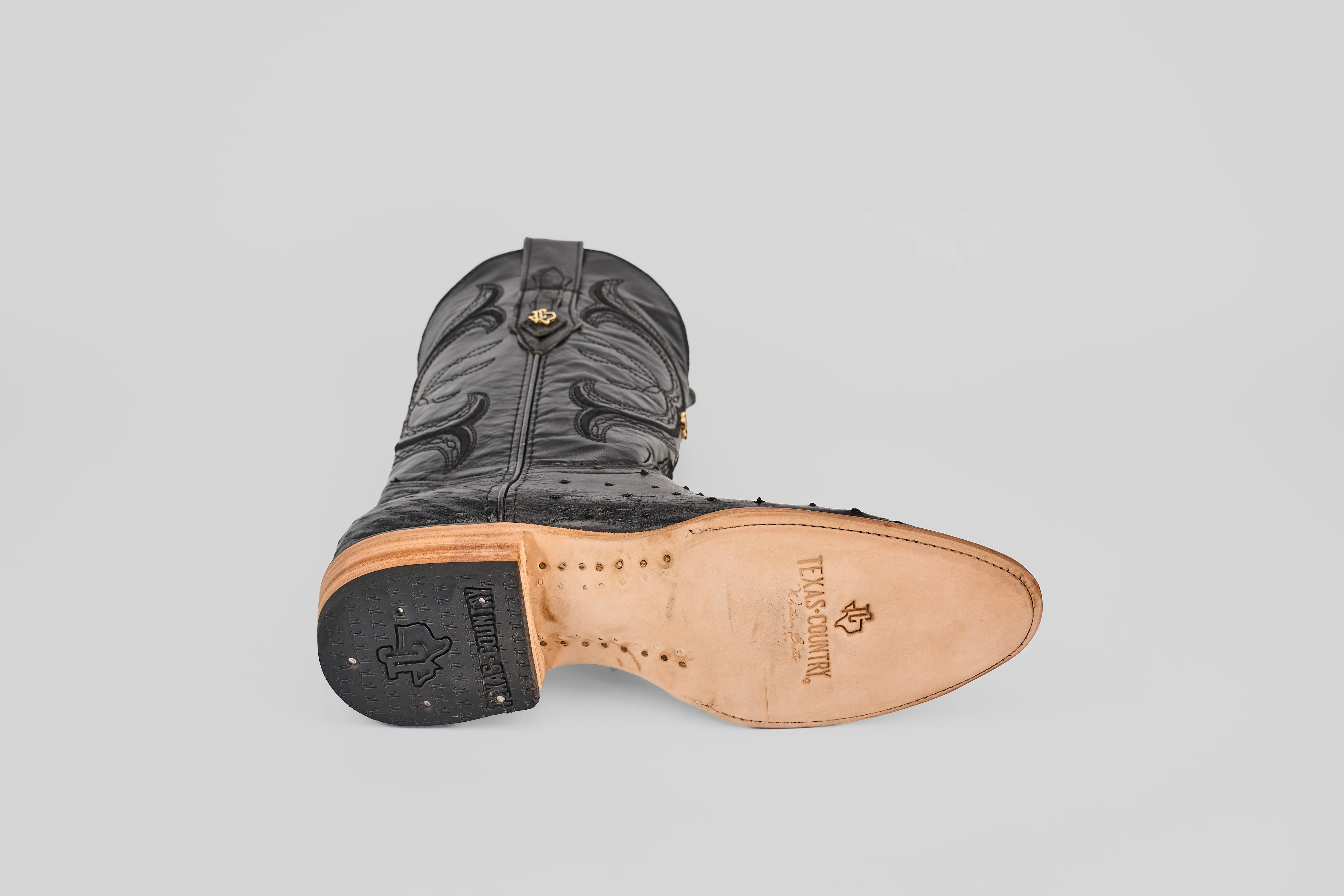Austin - Black - Roper Toe - Image 5