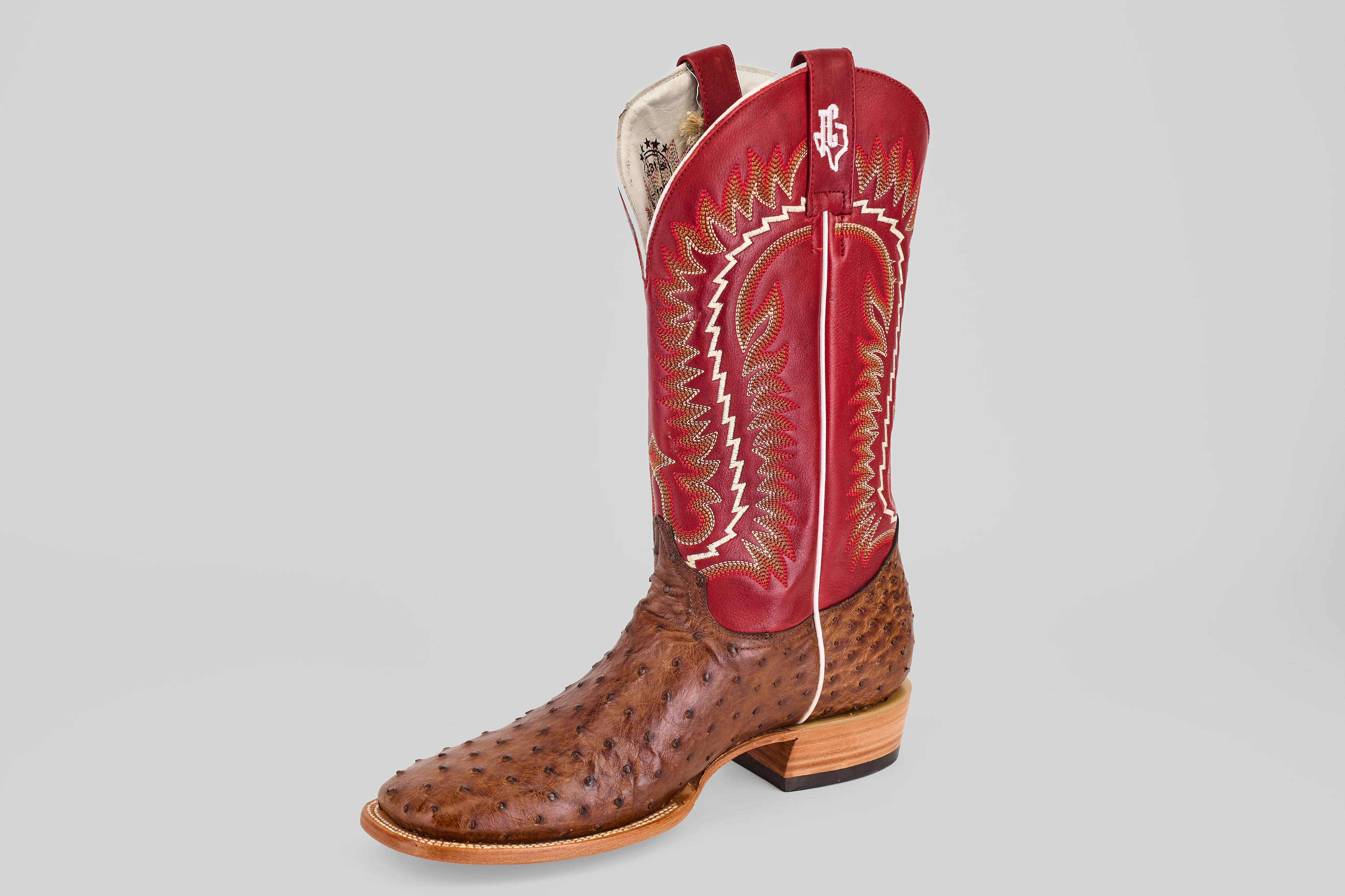 Thompson - Red / Brown - Square Toe - Image 3