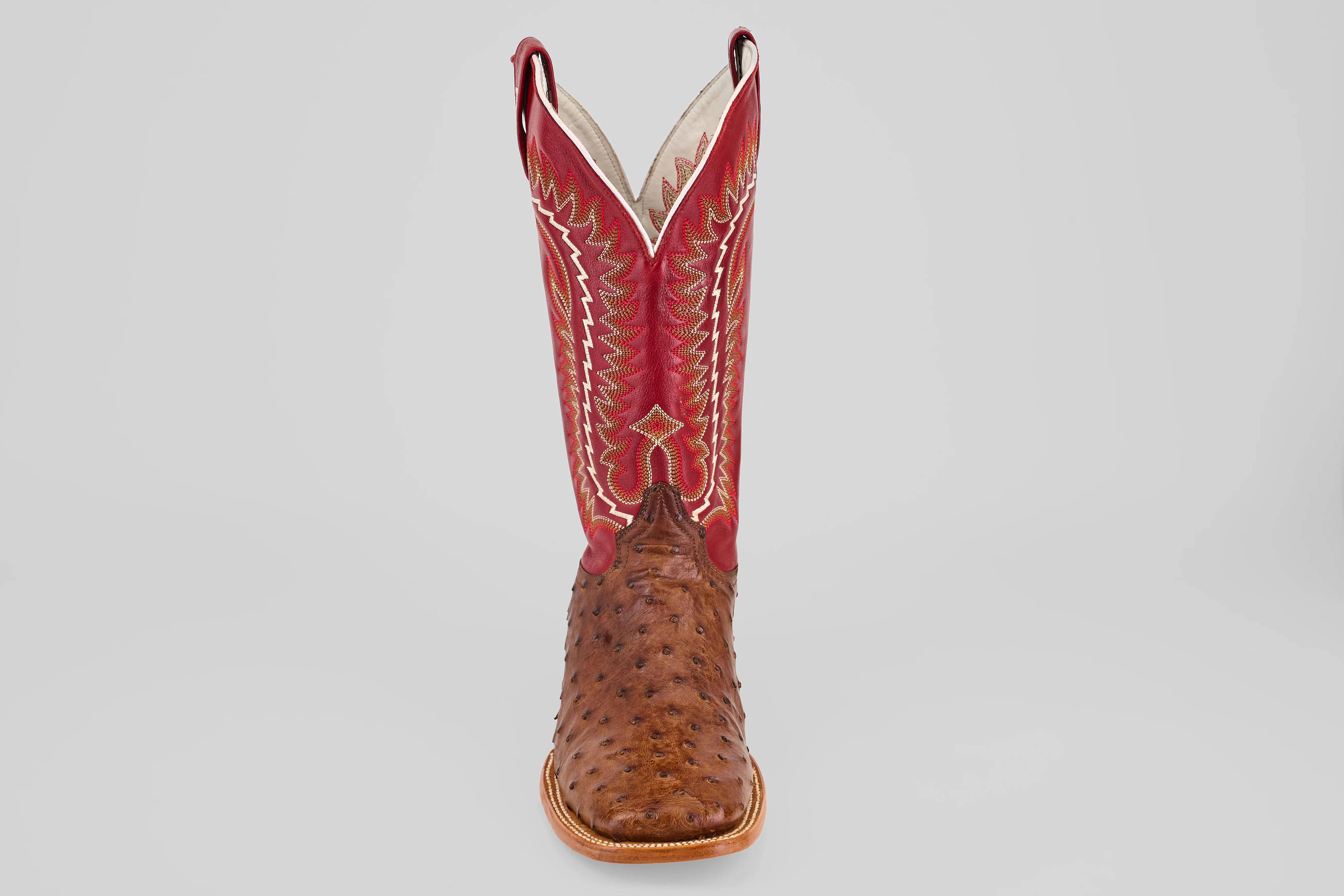 Thompson - Red / Brown - Square Toe - Image 4