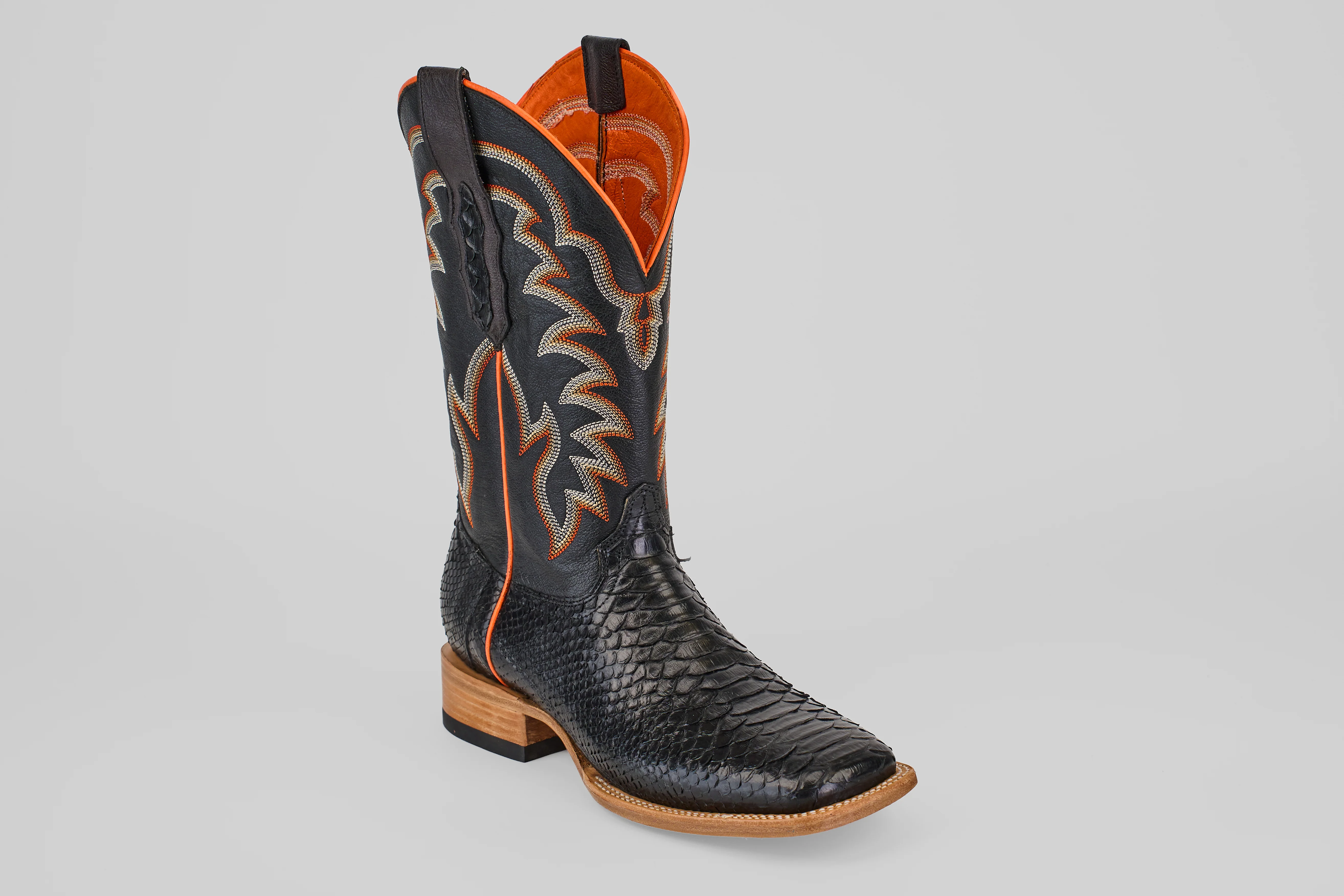 Braxton - Black - Square Toe - Image 2