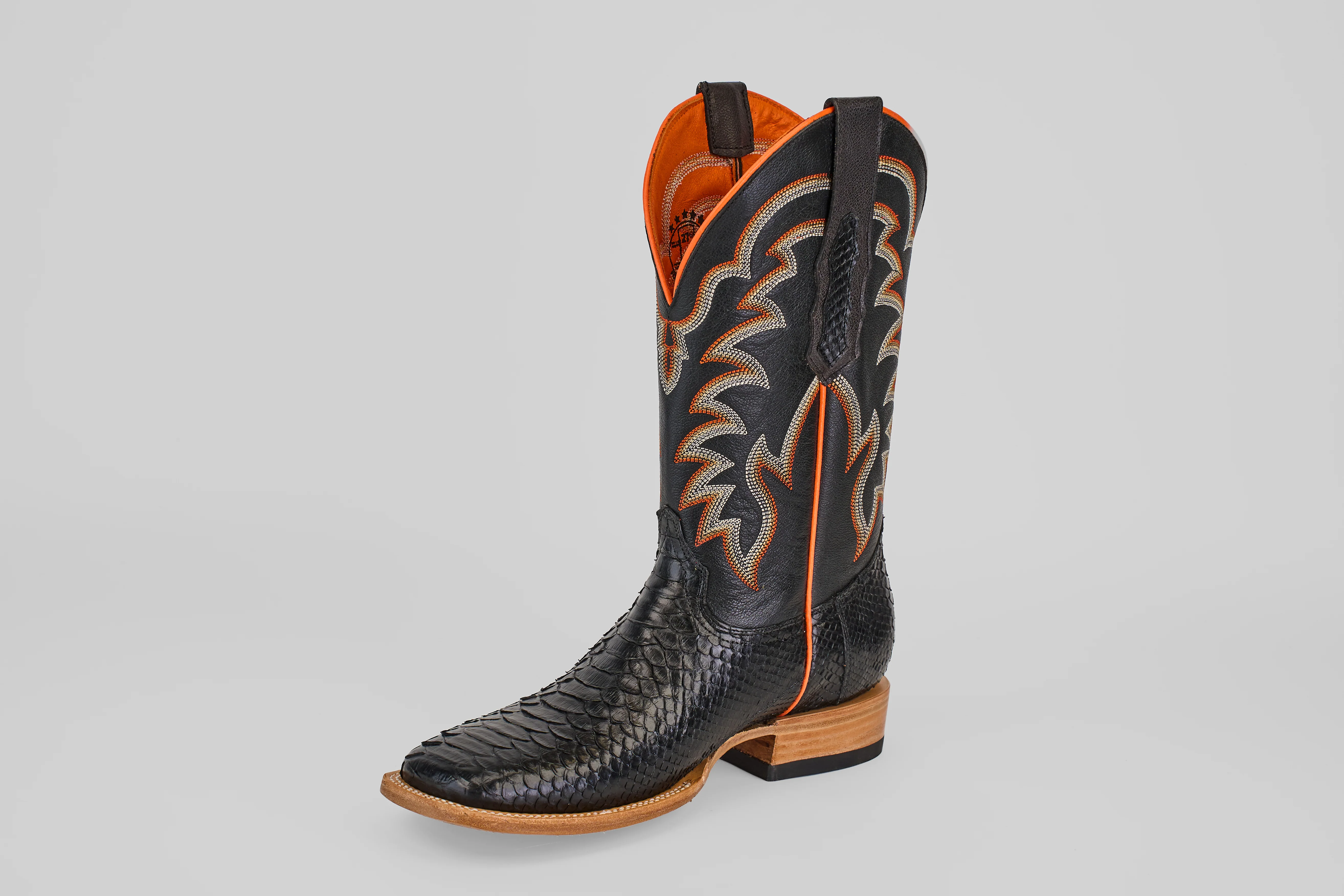 Braxton - Black - Square Toe - Image 3