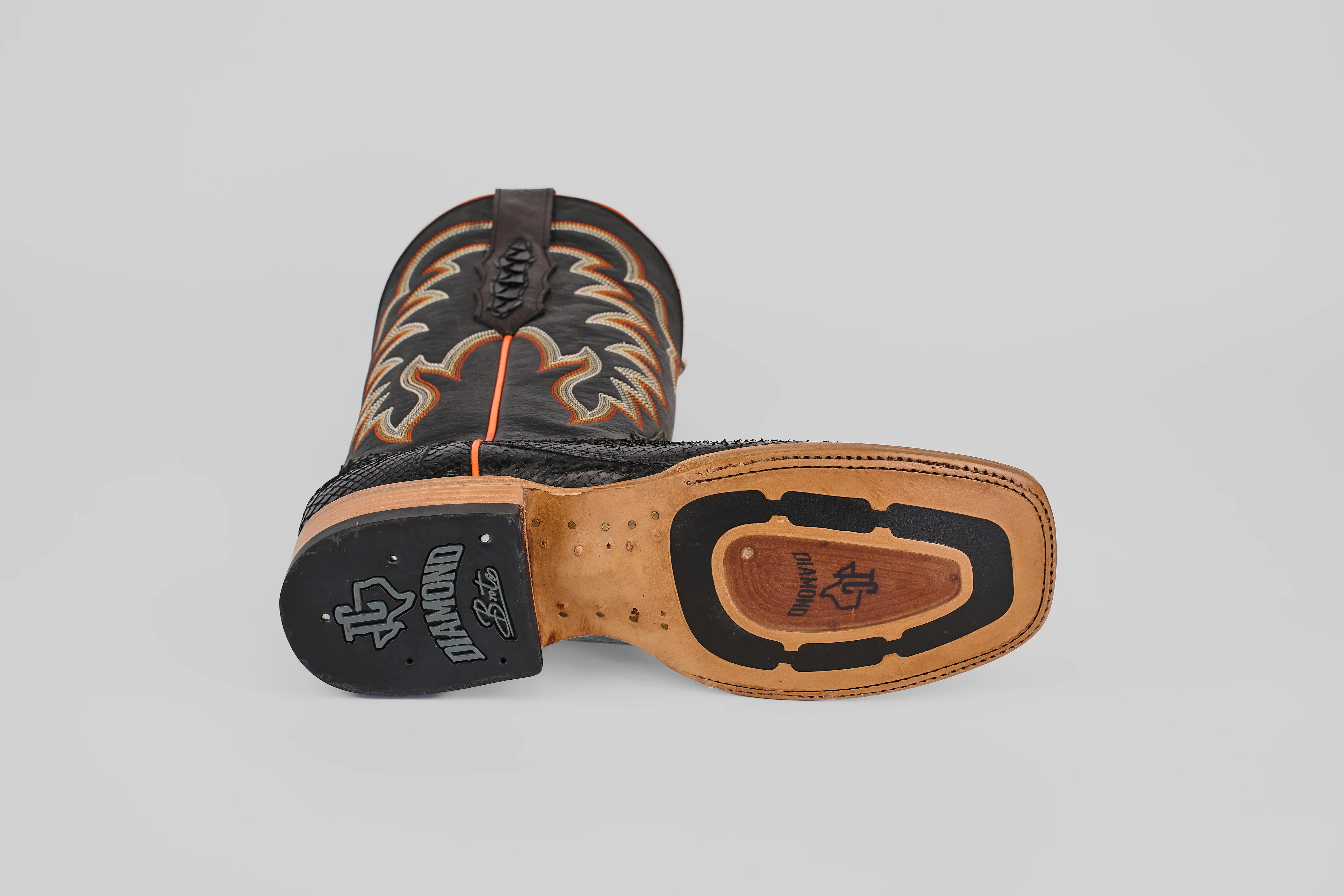 Braxton - Black - Square Toe - Image 7