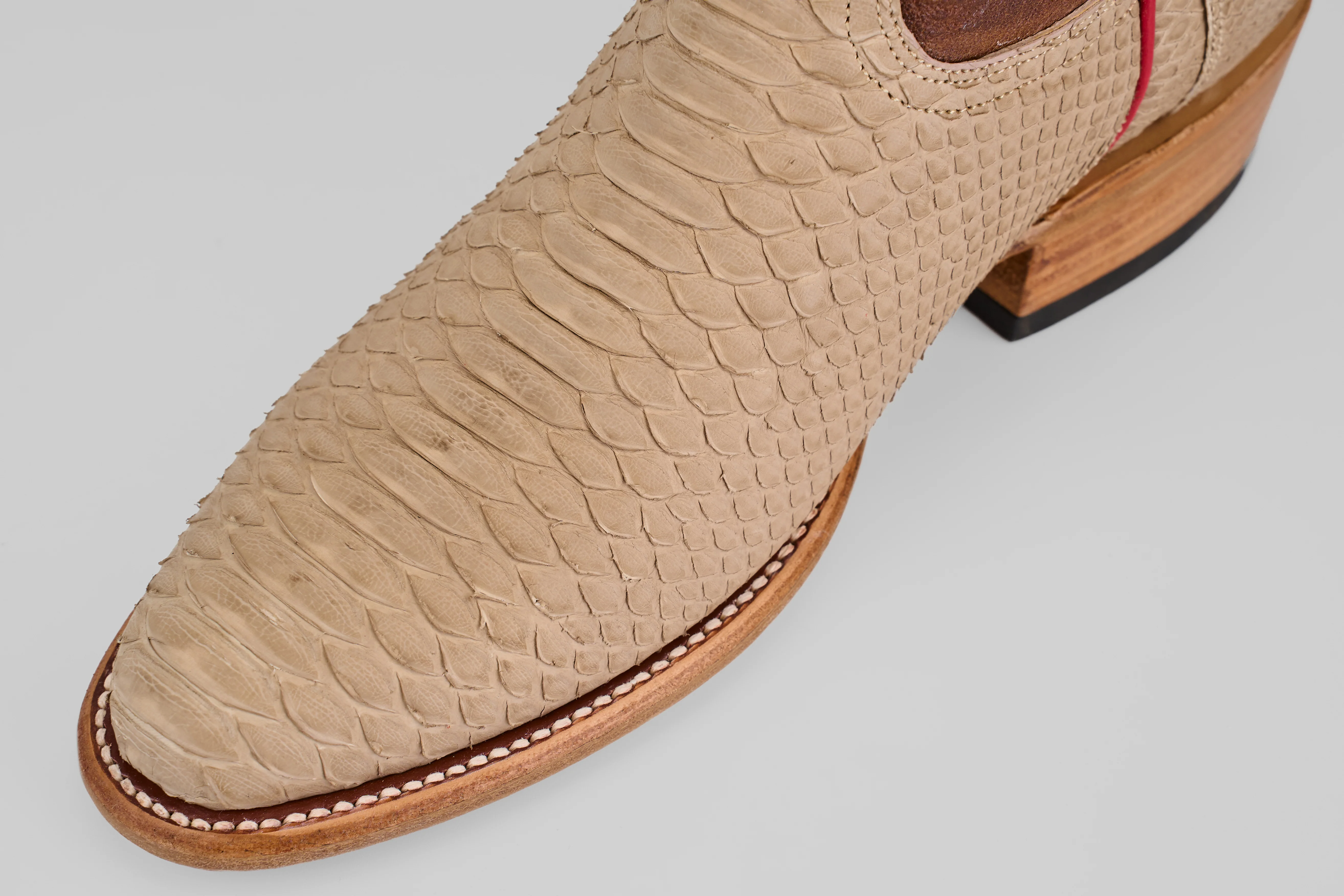 Braxton - Cappuccino - Roper Toe - Image 6