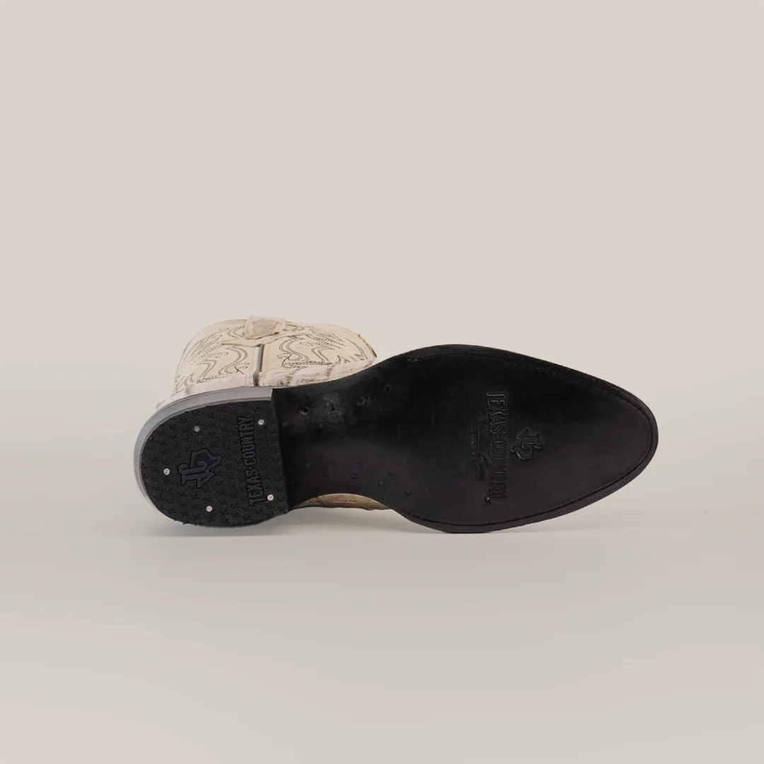 Crocodile Tail Bone - Embossed Leather - Round Toe (E437) - Image 6