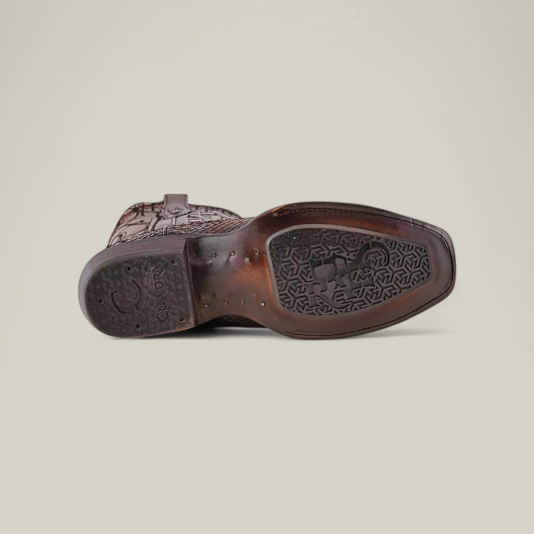 CU401 Over Brown Python Laser & Embroidery - Image 6