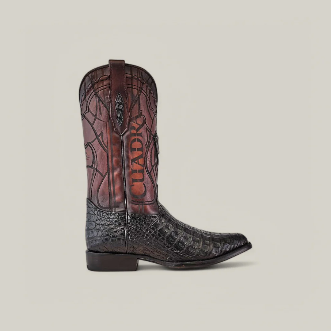 CU422 Plunge Black Caiman Laser & Embroidery - Image 2