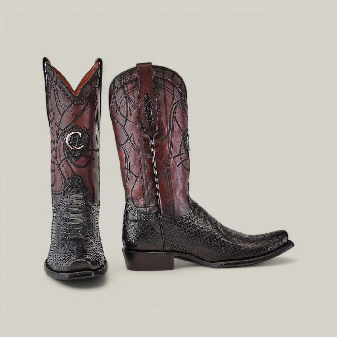 CU607 Plunge Black Python Laser & Embroidery