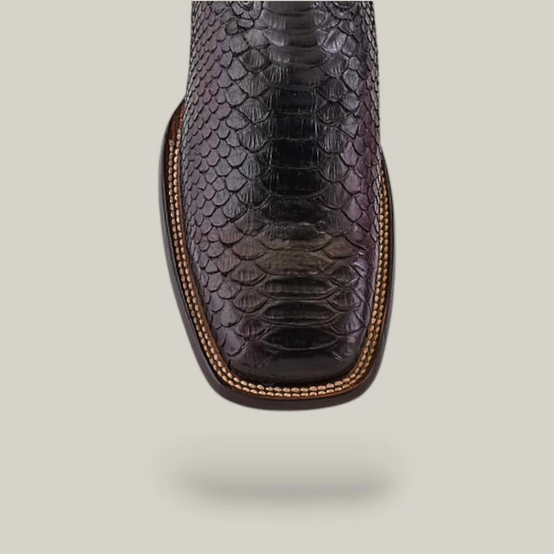 CU746 Lisboa Cherry Python Embroidery & Laser & Woven - Image 5