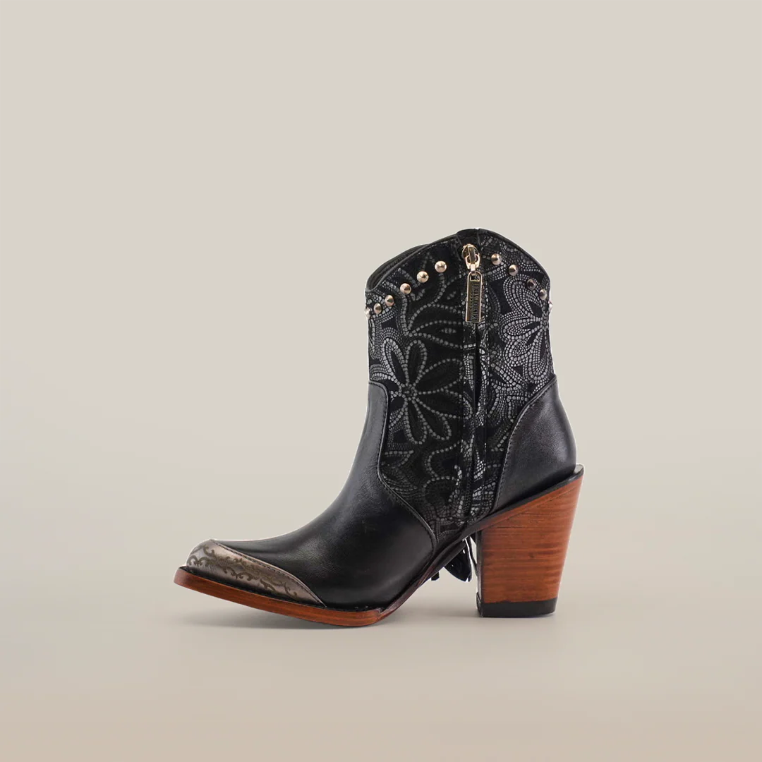 Dallas Fringe Bootie Black - J Toe - Image 3