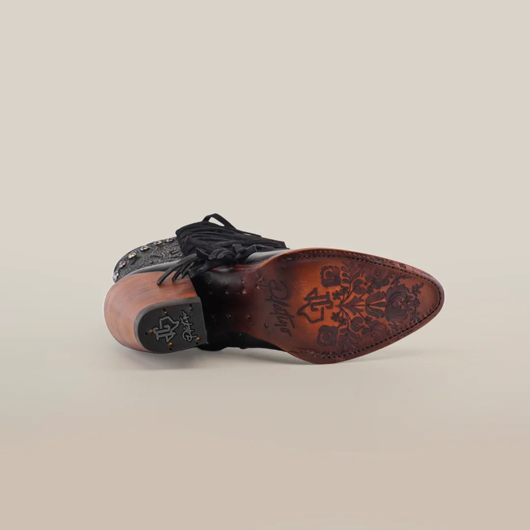 Dallas Fringe Bootie Black - J Toe - Image 6