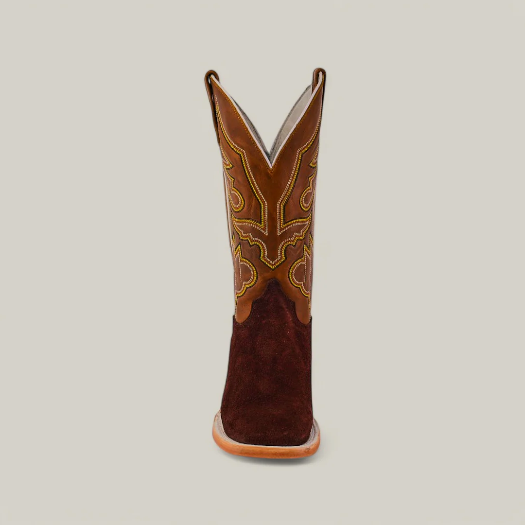 Brown Suede - Platinum - Square Toe - Image 4