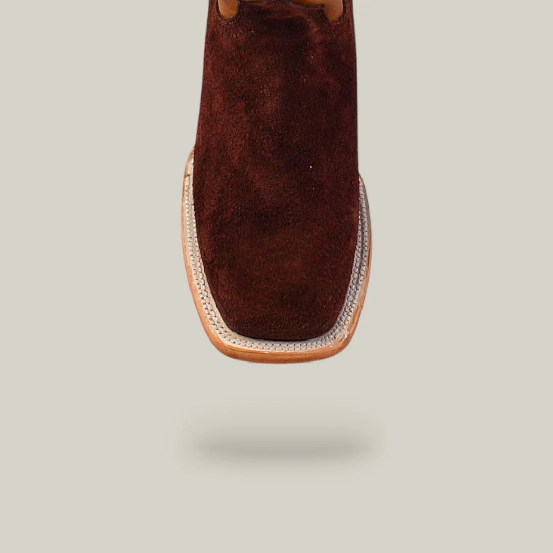 Brown Suede - Platinum - Square Toe - Image 5