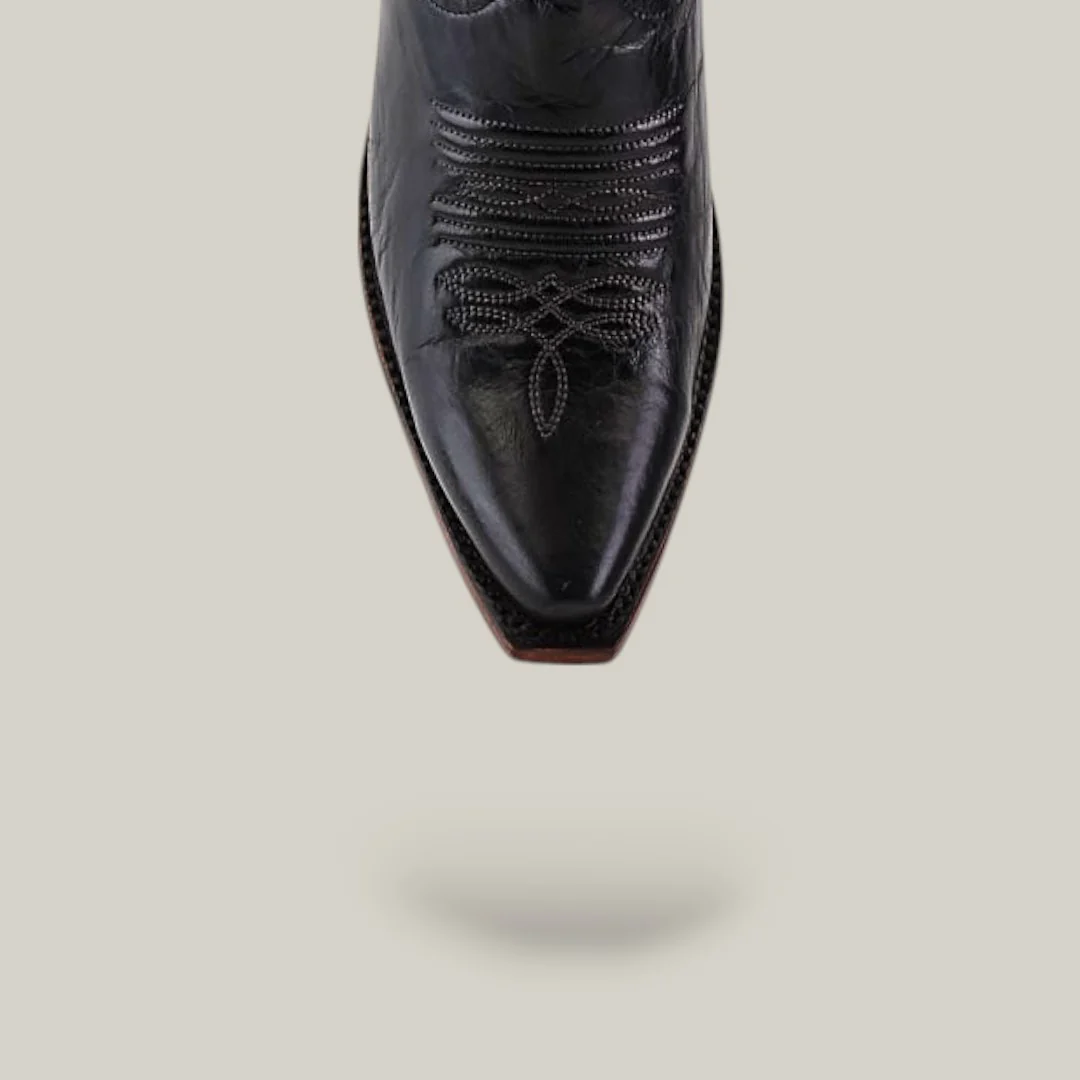 Kellie Clayton Black Leather Sole - Tall Shaft - Snip Toe - Image 5