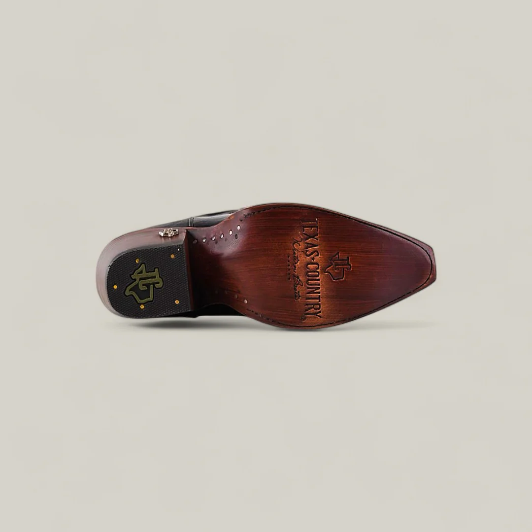 Kellie Clayton Black Leather Sole - Tall Shaft - Snip Toe - Image 6