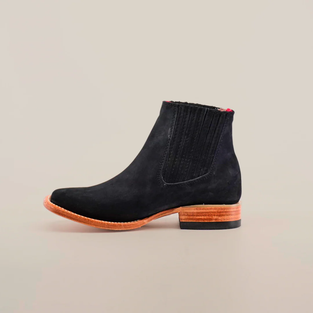 E1200 Joven Nobuck Negro H-Pato - Image 3