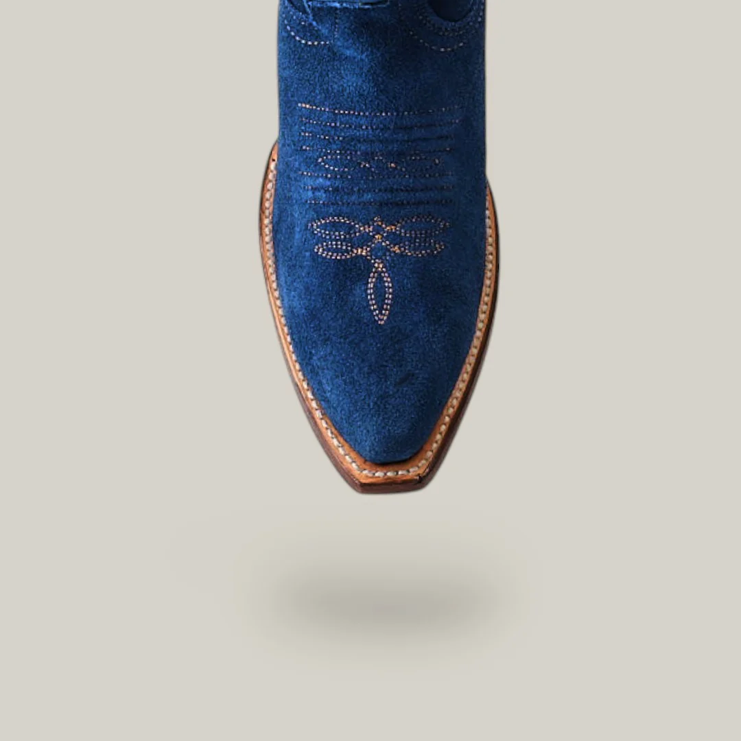 E2002 Gamuza Azul Mezclilla Leather Sole - Image 5