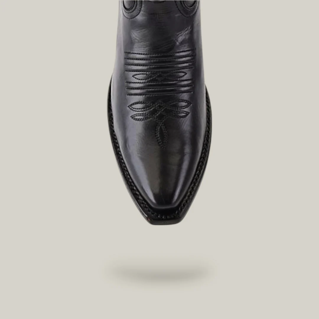 Miranda Clayton Black Leather Sole - Mid Shaft - Snip Toe - Image 5