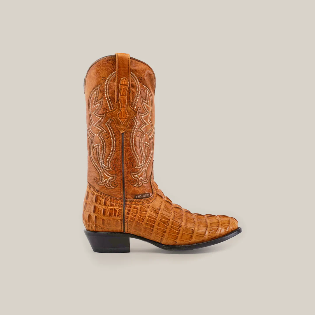 Crocodile Tail Print Buttercup - Round Toe - Image 2