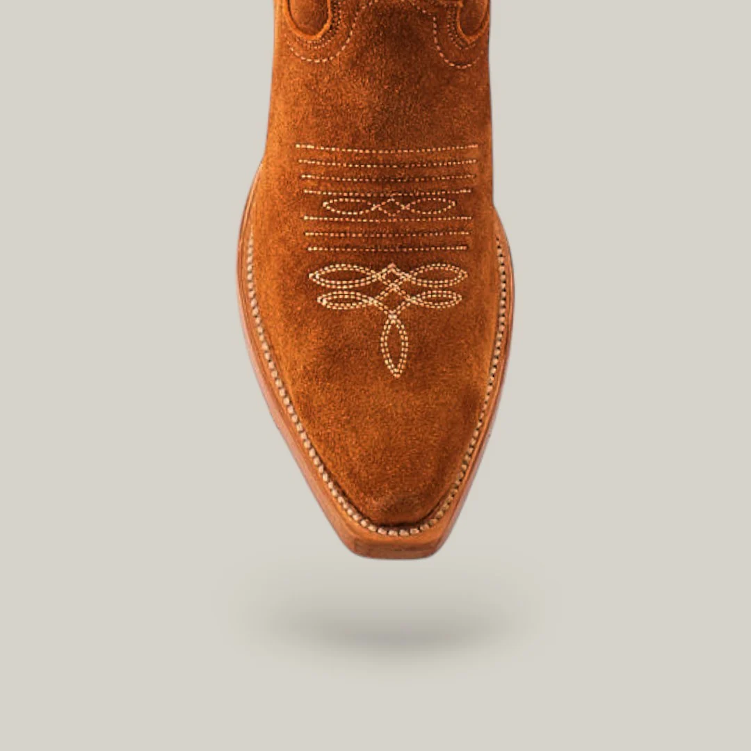 E8006 Gamuza Almond Leather Sole - Image 5
