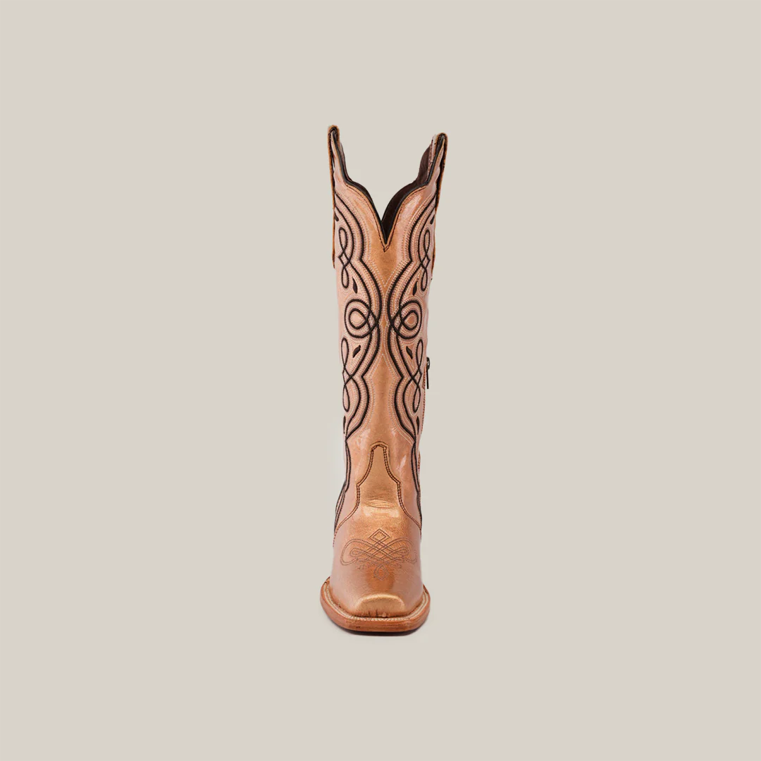 Eden Rose Gold - Tall Shaft - Narrow Aquare Toe - Image 4