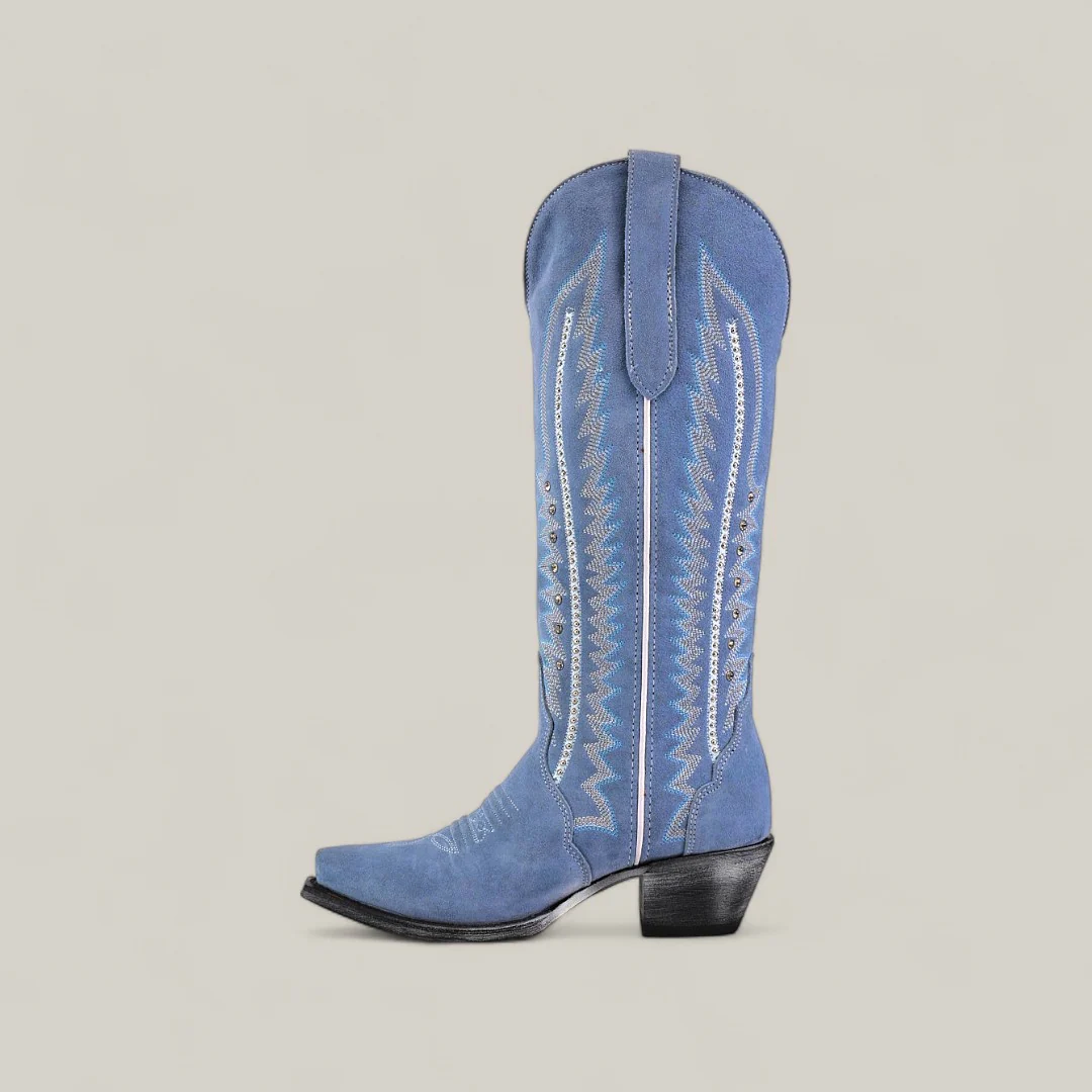 E855 Gamuza Azul Horma Marie RT Hadassa - Image 3