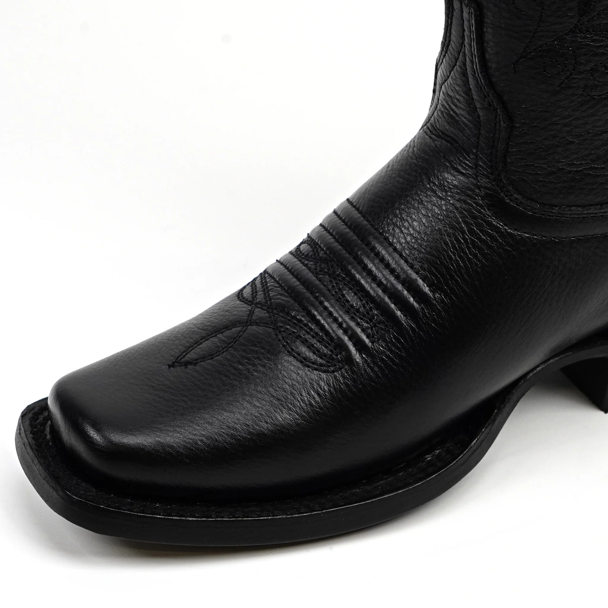 Grisly Black - Short Shaft - Square Toe (E862) - Image 6