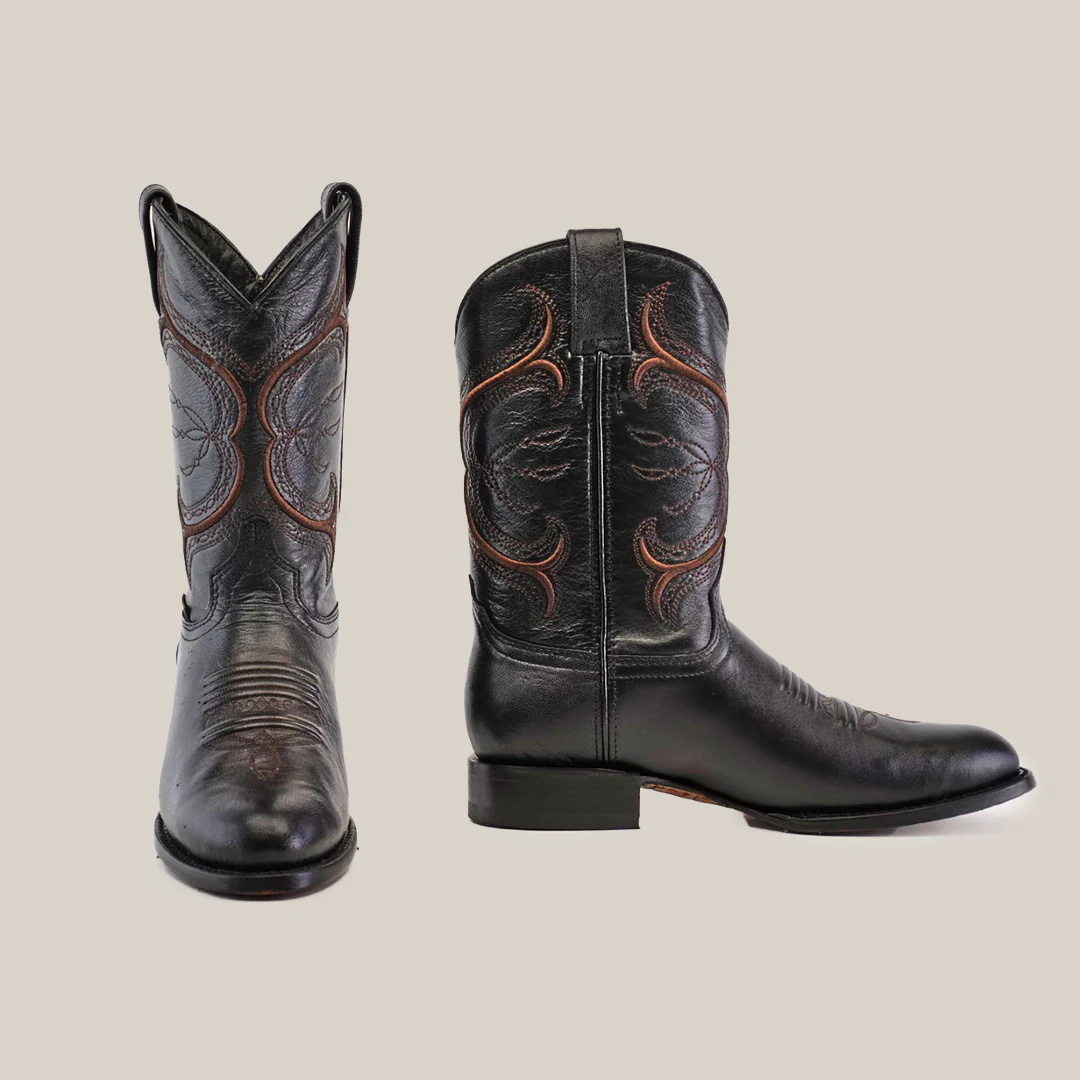 Rush Black - Roper Toe (E903)