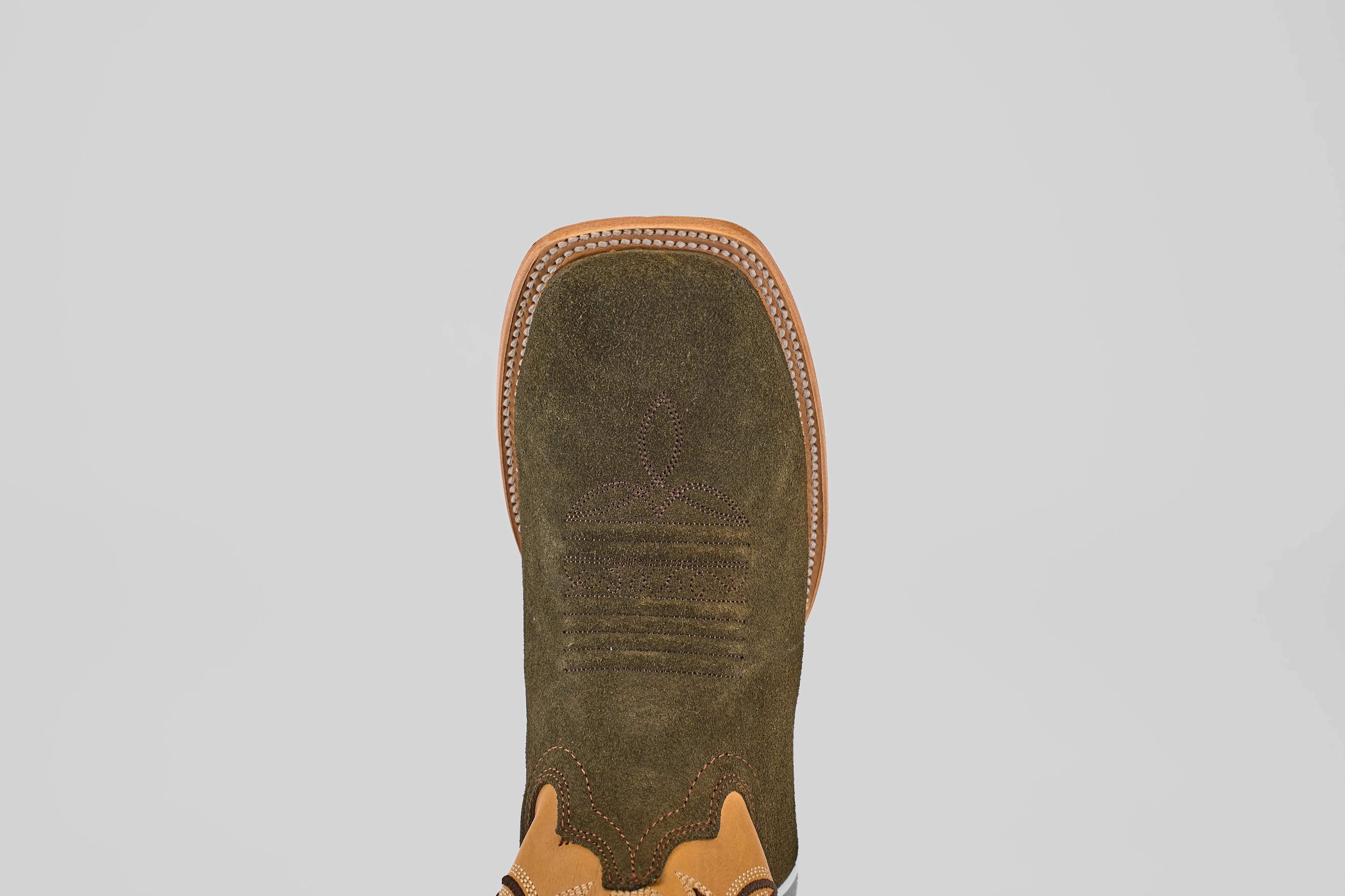 Prime Suede Green Olive - Square Toe - Image 5