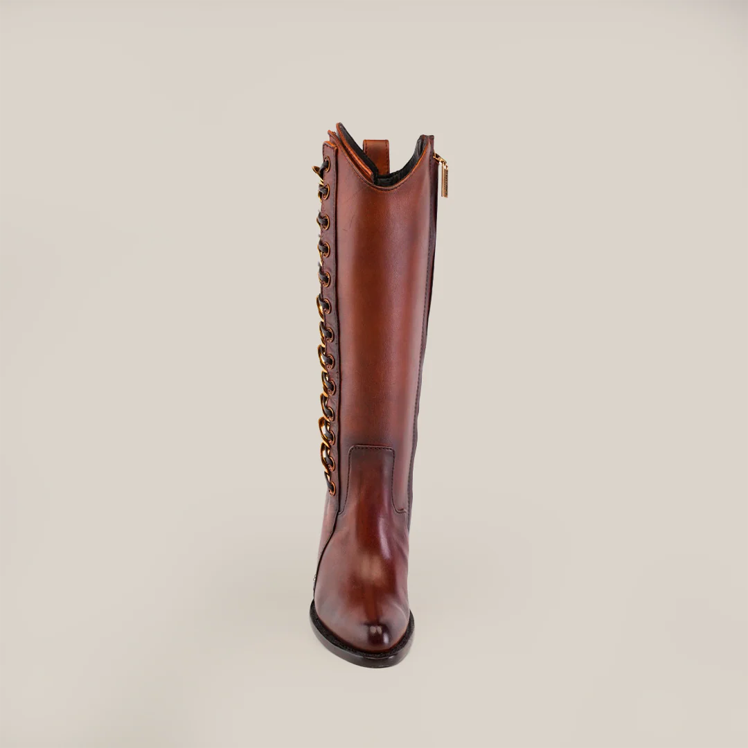 Francia Rings Tall Shaft Tan - J Toe - Image 4