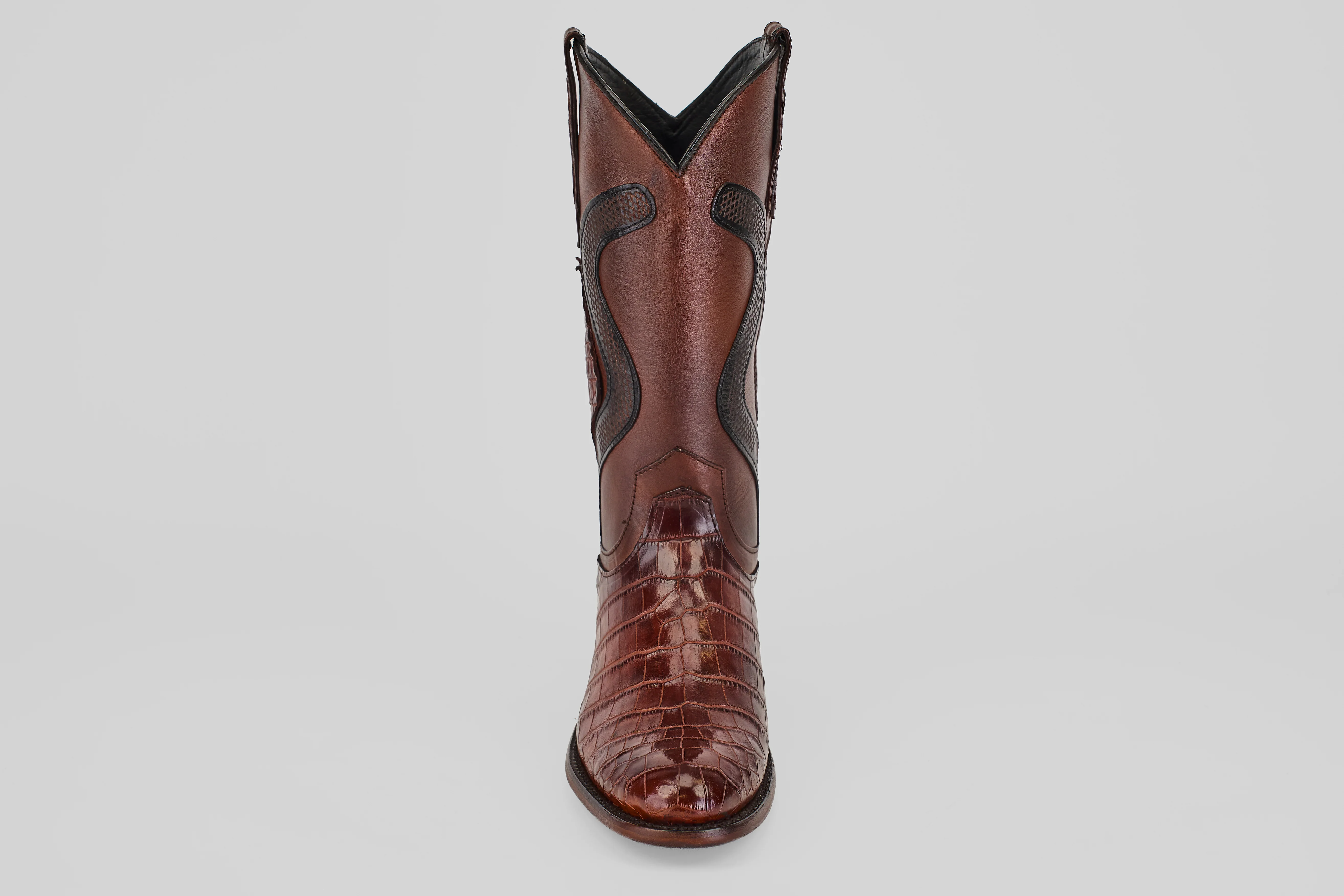 James Platimun - Dark Cogñac - Roper Toe (Diamond) - Image 4