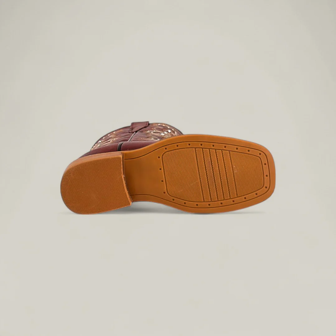 Blake Cognac - Square Toe - Kids Boots - Image 6