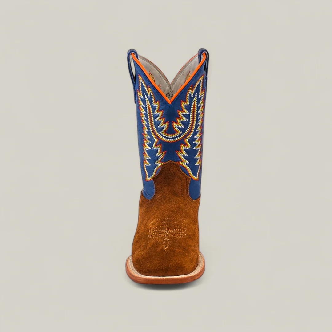 Diamond Suede Ocre - Square Toe - Kids Boots - Image 4