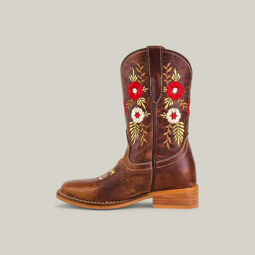 Karo Brown - Square Toe - Kids Boots - Image 3