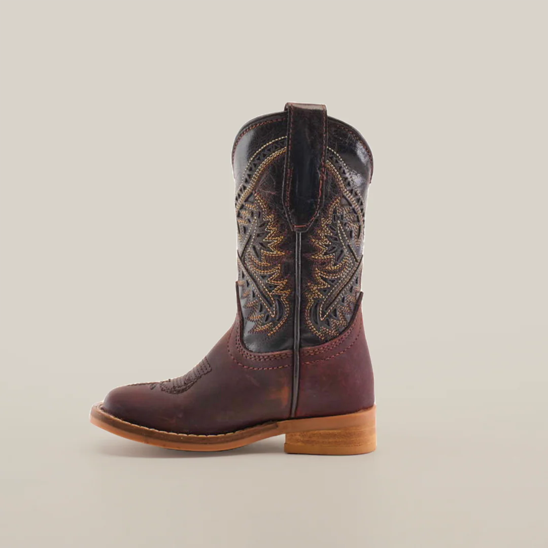 Salvage Almond Square Toe - Kids Boots - Image 3