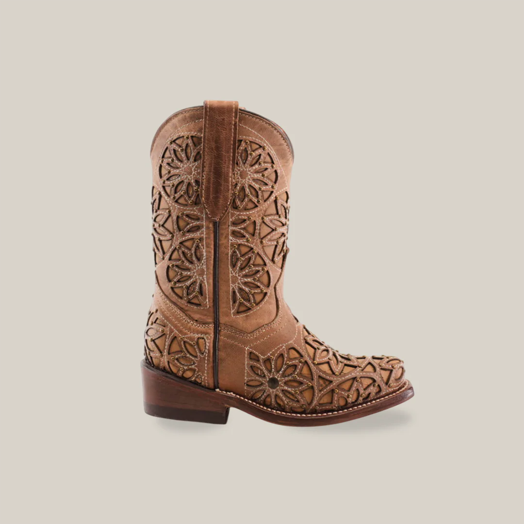Vitralli Studs Fawn Snip Toe - Kids Boots - Image 2