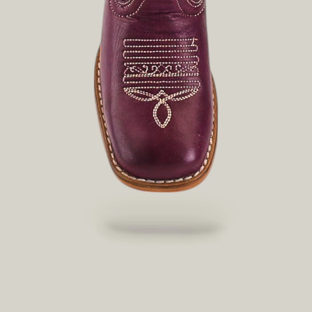 Blake Purple - Square Toe - Kids Boots - Image 5
