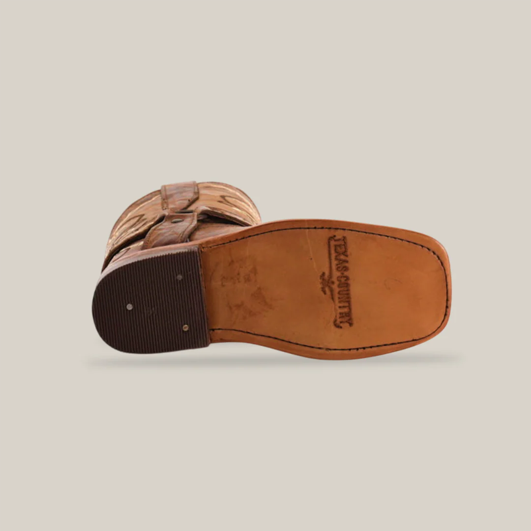 Graffiti Yellow - Rodeo Toe - Kids Boots - Image 6