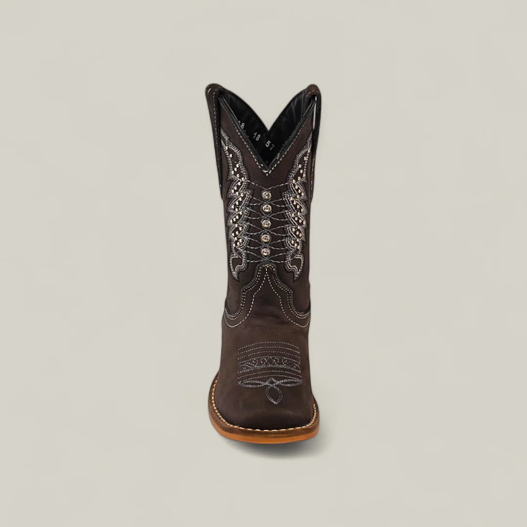 Orion Suede Oxford - Square Toe - Kids Boots - Image 4
