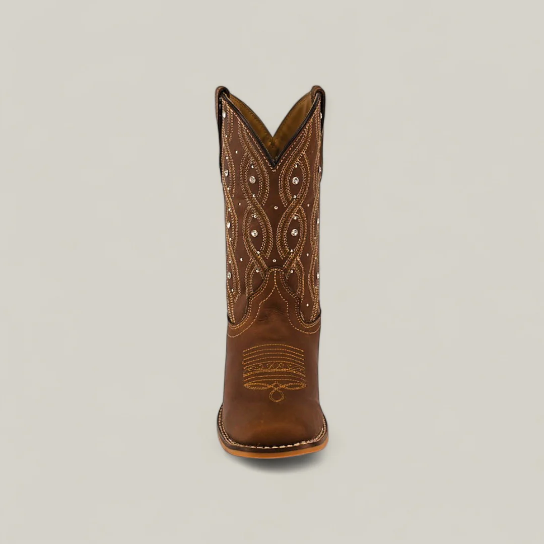 Premiere Texas Copper - Square Toe - Kids Boots - Image 4