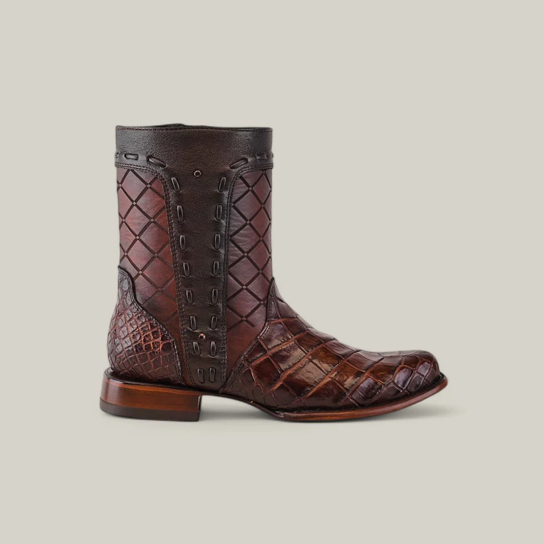 Exotic American Alligator - Europe Brown - Round Toe - Image 2