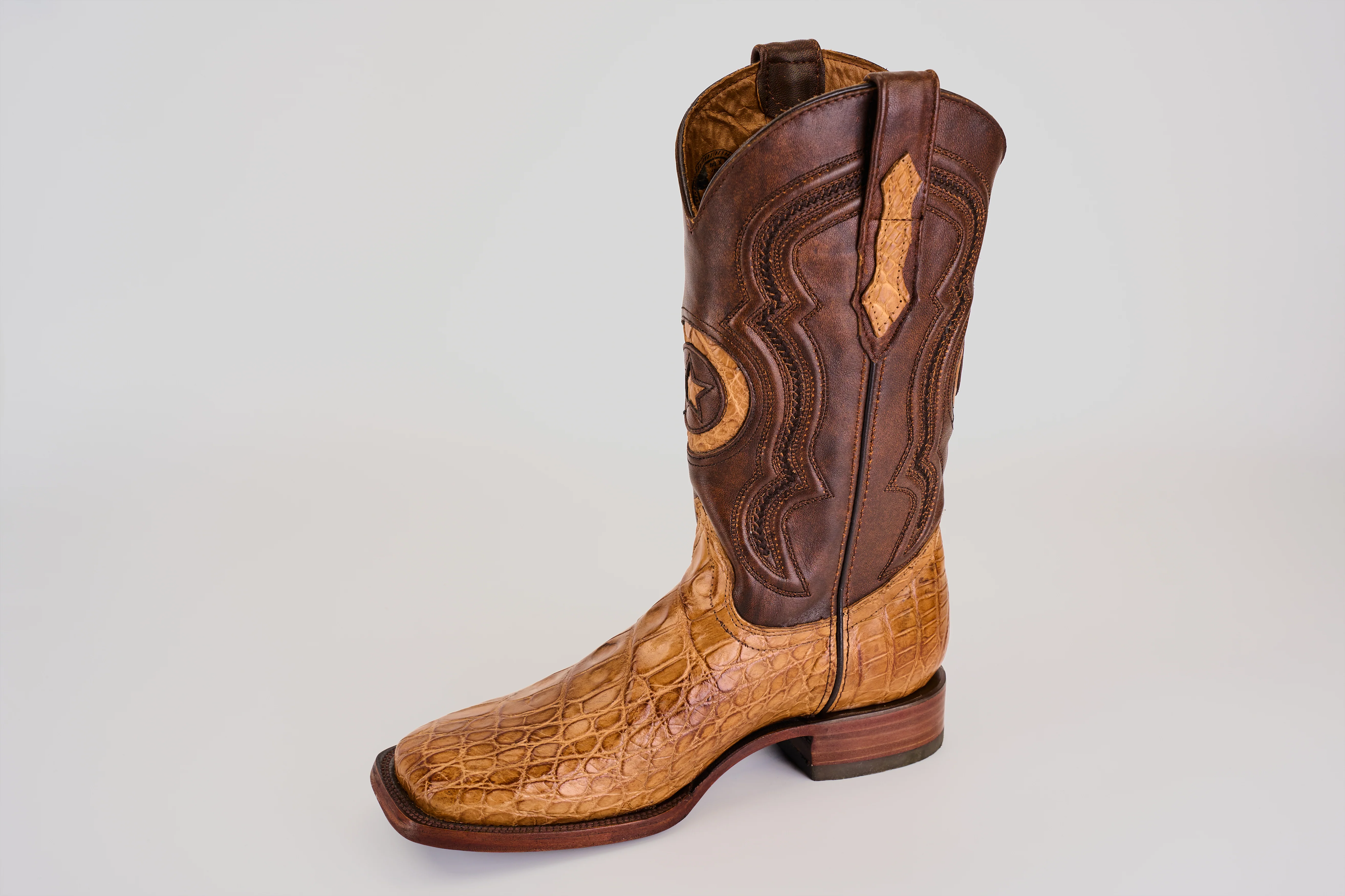James - Fawn - Square Toe (Alligator Hornback) - Image 3