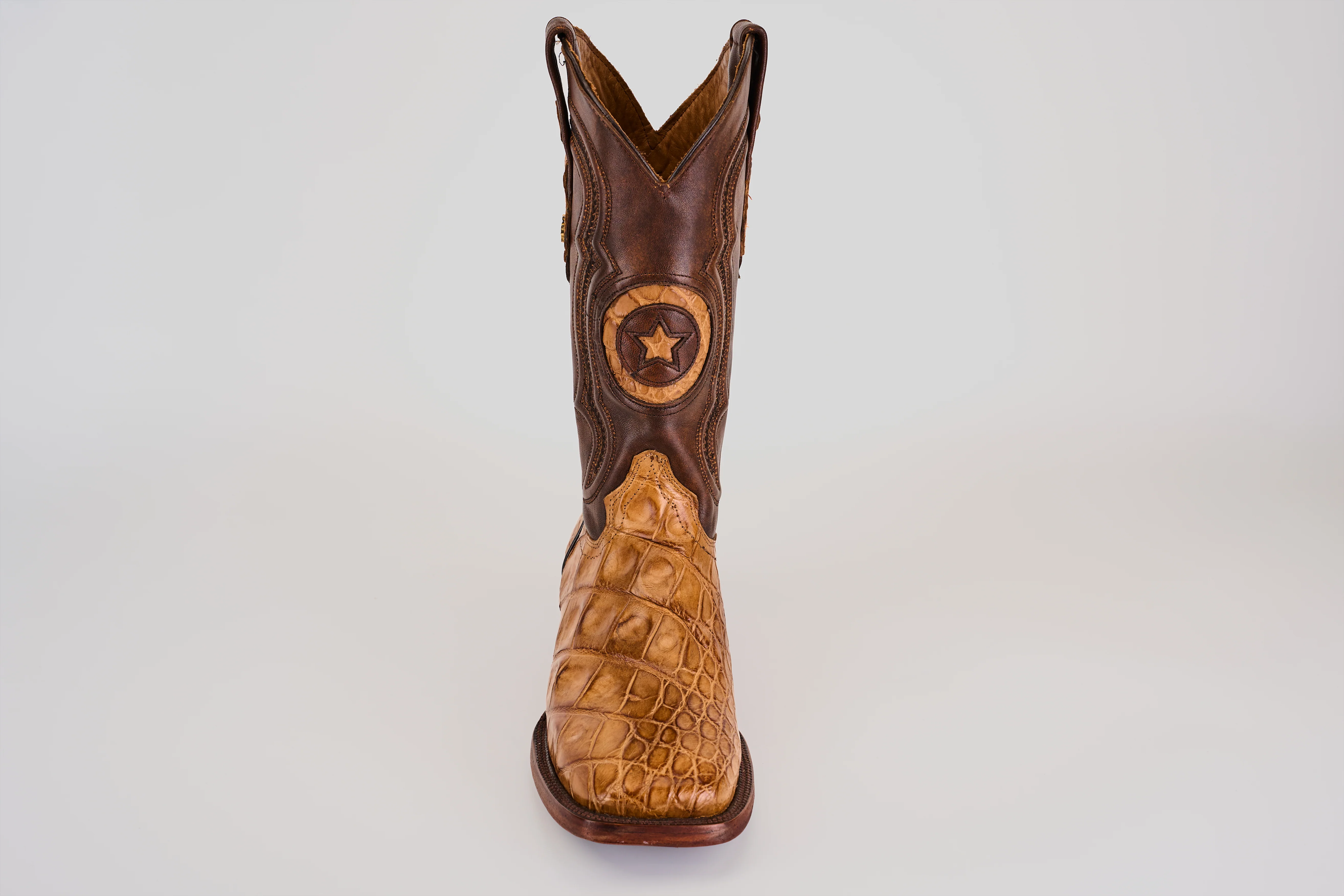 James - Fawn - Square Toe (Alligator Hornback) - Image 4