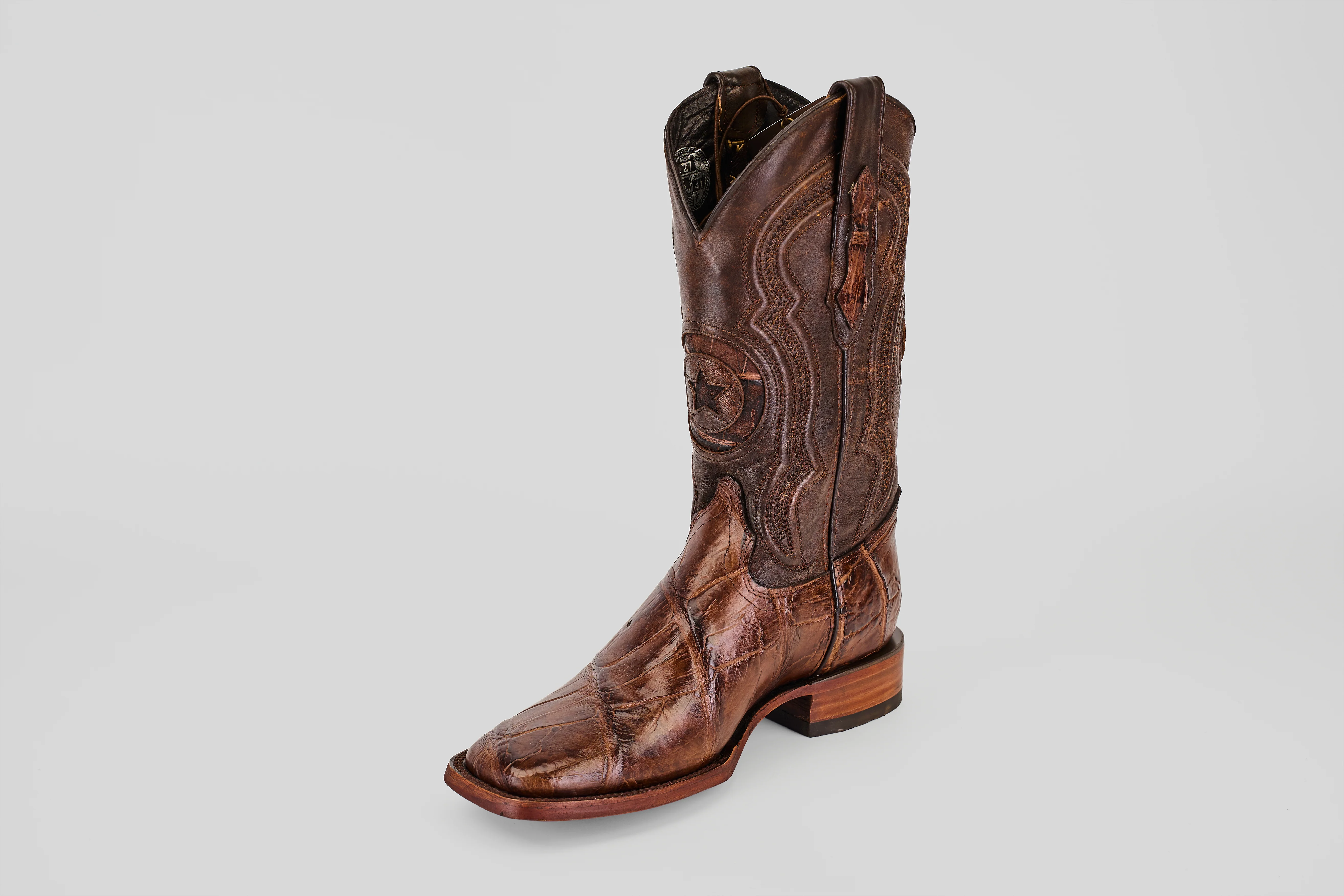 James - Tabaco - Square Toe (Alligator Hornback) - Image 3