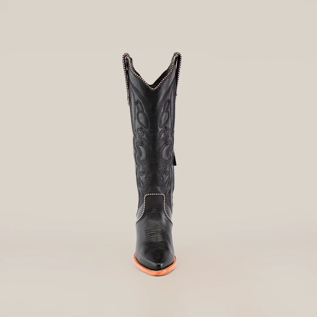 Linda Tall Shaft Black - J Toe - Image 4
